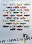 Porsche Original Werbeplakat 1983 - Sportwagen Seit 1948 - Gut Erhalten