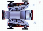 Bastelpostkarte Construction Postcard Hakkinen Mercedes