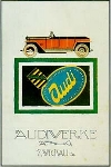 Audi Werbung 1921 Automobile Car