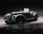 Bmw 328 Roadster - Postkarte Reprint