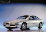 Bmw 850i Automobile Car Postcards - Postkarte Reprint