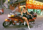 Honda Goldwing At Hollywood Road - Postkarte Reprint