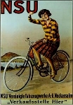 Nsu Bicycle - Postcard Reprint