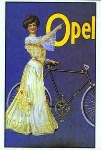 Opel Fahrrad Werbung Um 1890