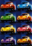 Porsche 356 Coupé Warhol - Postcard Reprint