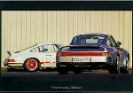 Porsche 911 Carrera And 959 - Postcard Reprint