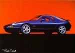 Porsche 928 - Postcard Reprint