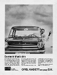 Opel Kadett Anzeige 1967