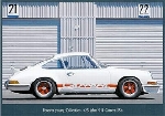 Porsche Carrera 911 Rs 2 - Postkarte Reprint