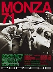 Porsche Race Reprint Monza 71 - Postcard Reprint
