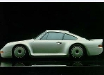 Porsche 959 Gruppe B Modell - Postcard Reprint
