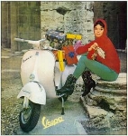 Vespa Kalenderblatt Aus 60ern Motorroller