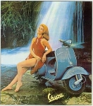 Vespa Calenders Sixties Motor Scooter