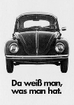 Vw Volkswagen Beetle Advertisement