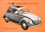 Vw Volkswagen Käfer Werbung 1950