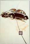 Vw Volkswagen Beetle Advertisement 1953