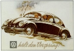 Vw Volkswagen Käfer Werbung 1953