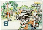 Vw Volkswagen Käfer Werbung 1956