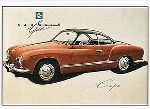 Vw Volkswagen Karman Ghia Werbung