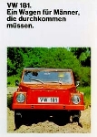 Vw Volkswagen-181 Kübel Werbung 1969