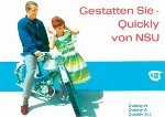Quickly Nsu Moped Postkarte