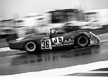 Piers Courage In His Alfa Romeo 33/3 24h Le Mans 1970