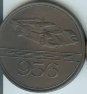Original Porsche Calendar Coin 1984