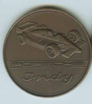 Original Porsche Calendar Coin 1988