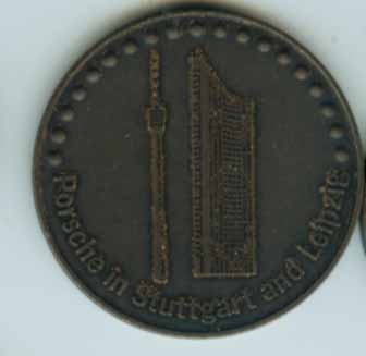 Original Porsche Kalendermünze 2001 In