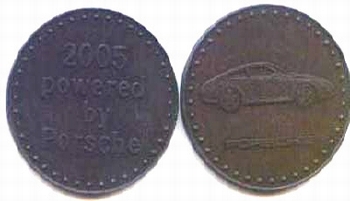 Porsche Calendar Coin 2005 911