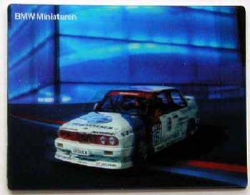 Original Bmw Hologram Collectors Postcard