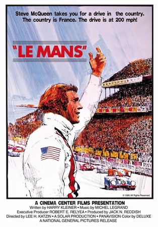 Le Mans, Steve Mcqueen - Movieposter