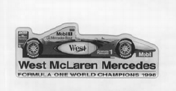 Original Mercedes-benz Formel 1 Dreidimensionaler