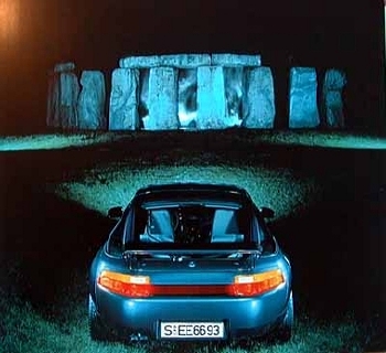 Original 928 Gts Coupé Poster, 1992