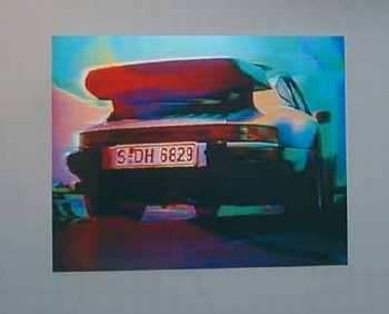 Porsche 911 Turbo Poster, 1985