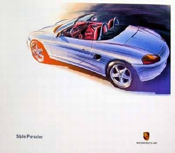 Porsche Design Study Porsche Boxster, Poster 1998