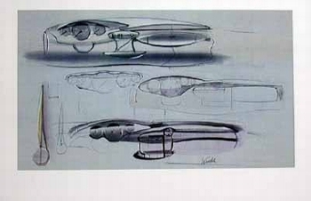 Porsche Design Study Porsche Boxster, Poster 1998