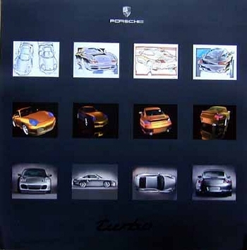 Porsche Design Studie Porsche Turbo, Poster 1998