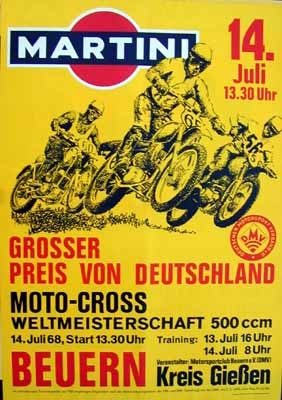 Original Renn 1968 Großer Preis