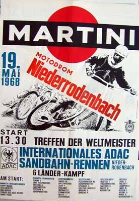 Original Race 1968 Martini Motodrom