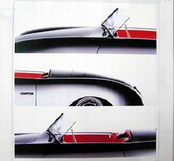Poster 50 Jahre Porsche 1998, Porsche 356 Roadster