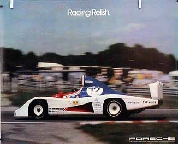 Porsche Werbung Von 1979 - Porsche Original Rennplakat