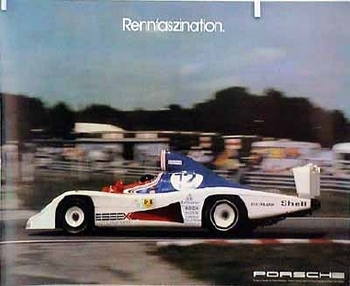 Porsche Advertising From 1979 - Porsche Original Race Poster