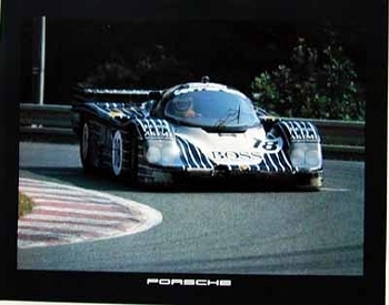 Porsche 956 Poster, 1984