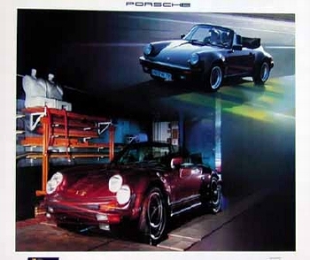 Porsche 911 Coupé Poster, 1987