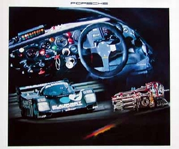 Porsche 956 Poster, 1987