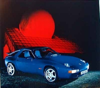 Porsche 928 Gts Coupé Poster, 1992