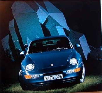 Porsche 968 Coupé Poster, 1992