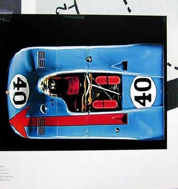 Porsche 900/3 1970. Poster 2000
