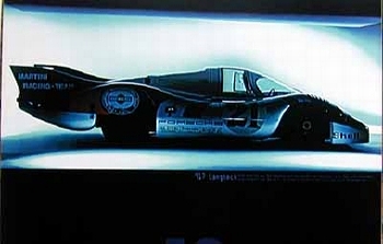 Porsche 917 Langheck. Poster 2000